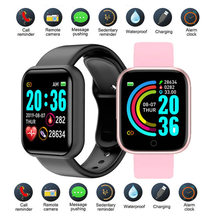 Y68 Smartwatch with Fitness Tracker