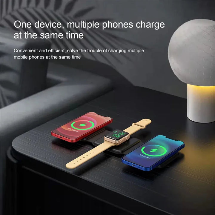 100W Magnetic Charging Dock for iPhone & Watch