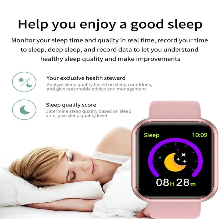 Y68 Smartwatch with Fitness Tracker